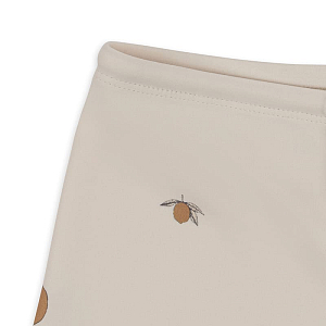 Шорты-плавки Konges Slojd "Aster Lemon", кремовые